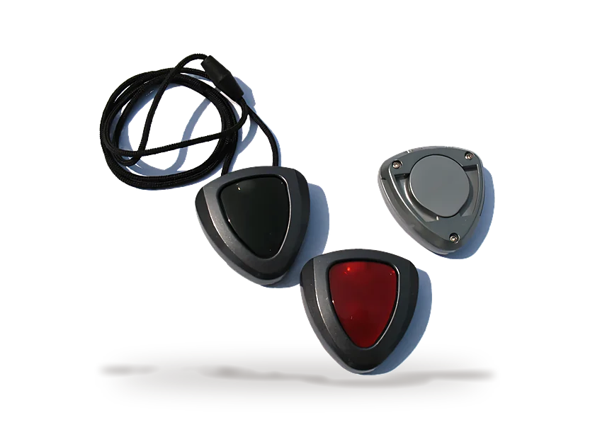 Daza pendant and wrist transmitter